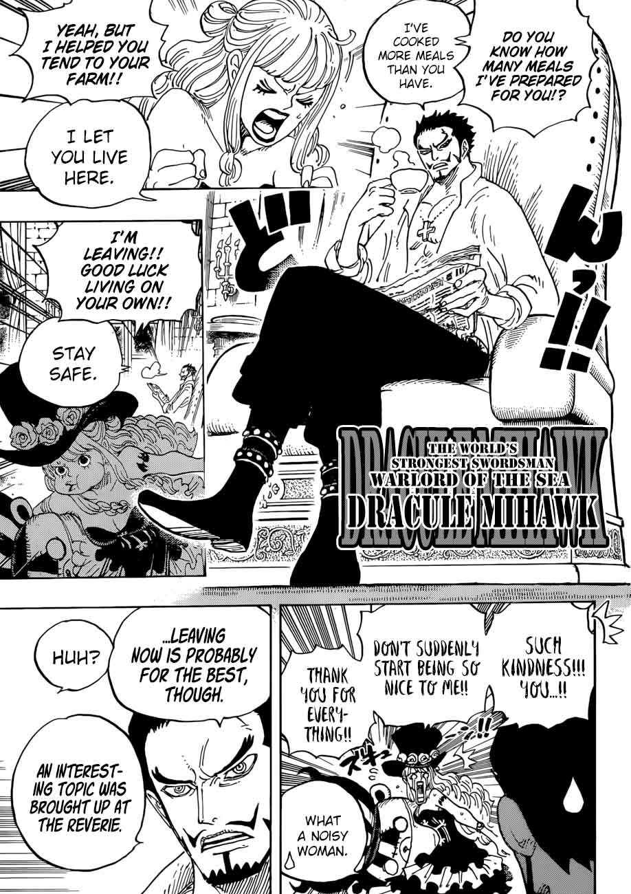 One Piece Chapter 925 - Page 3 in English