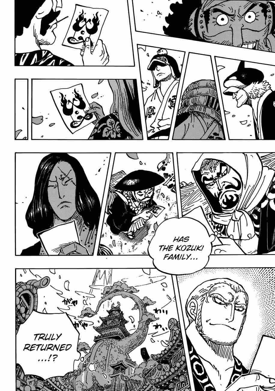 One Piece Chapter 926 - Page 4 in English