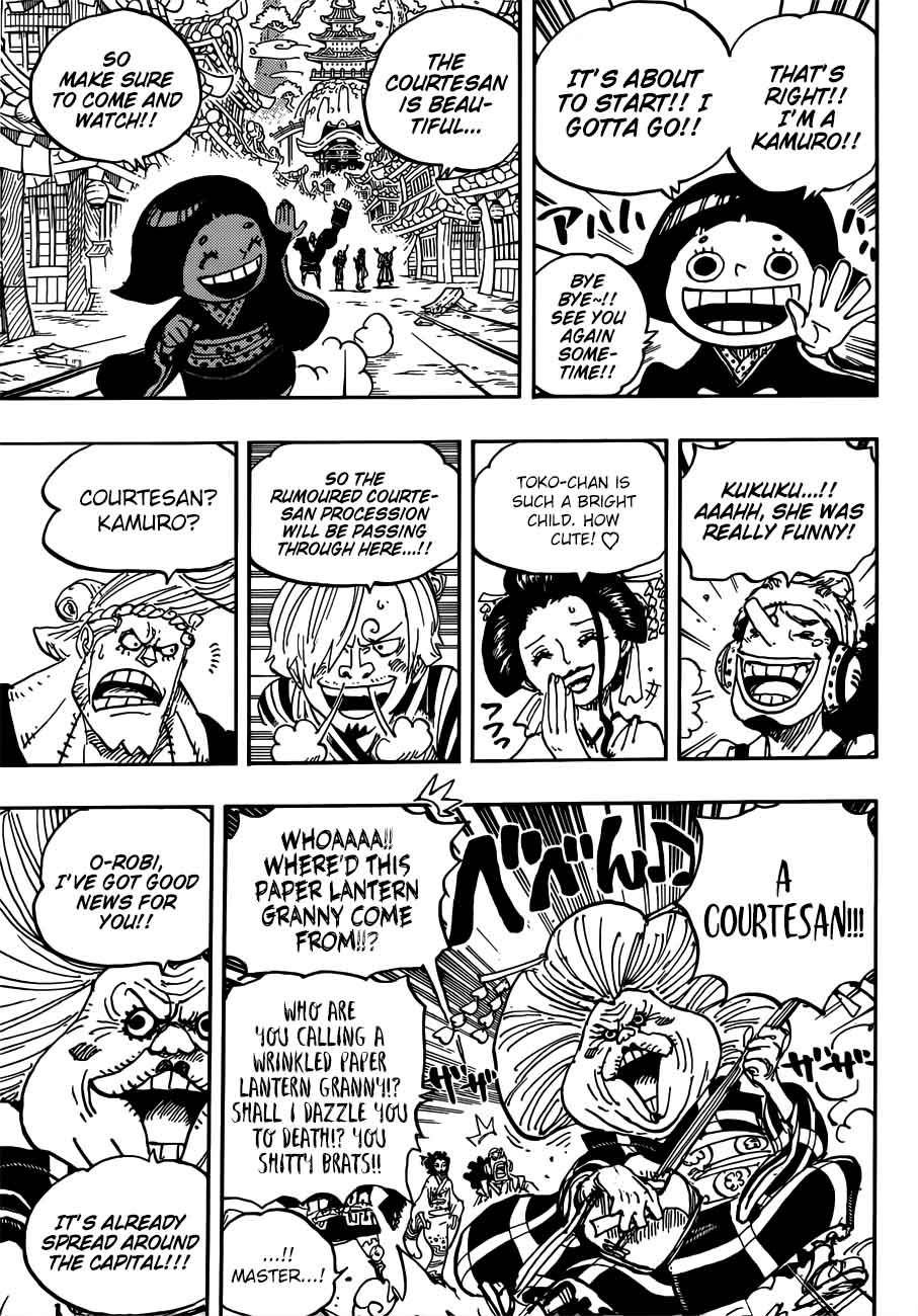 One Piece Chapter 927 - Page 11 in English