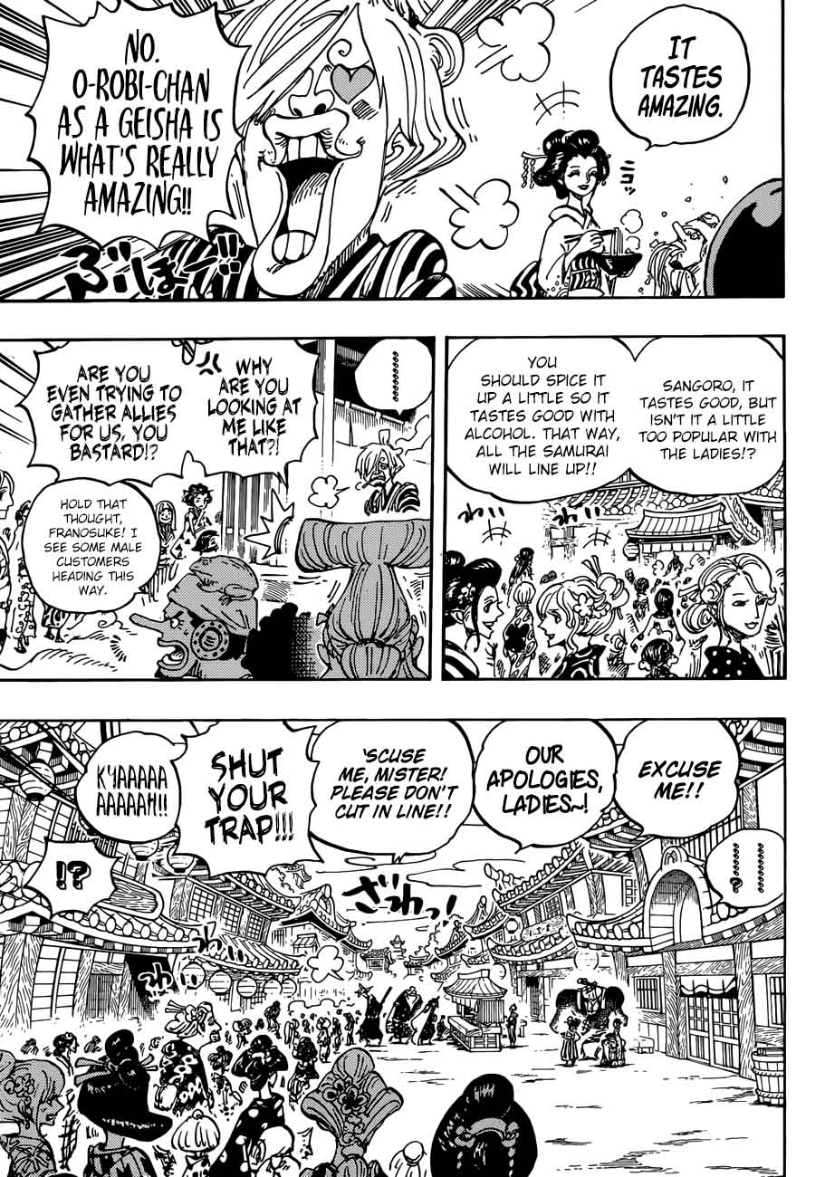 One Piece Chapter 927 - Page 3 in English