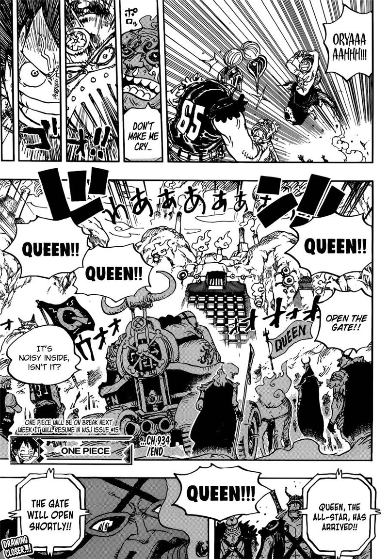 One Piece Chapter 934 - Page 15 in English