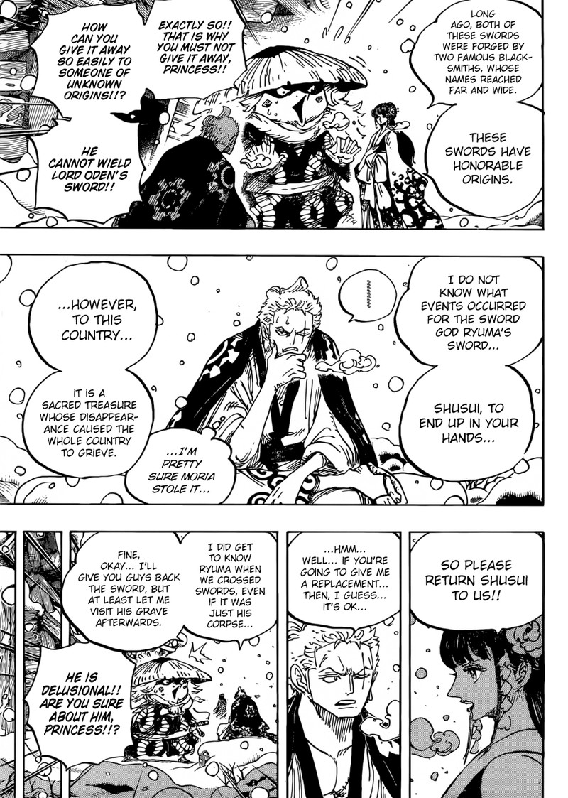 One Piece Chapter 954 - Page 3 in English