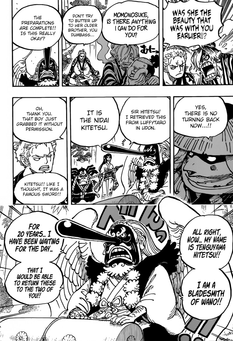 One Piece Chapter 955 - Page 4 in English