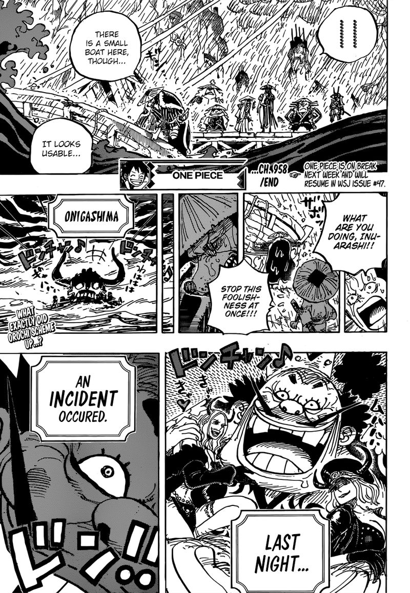 One Piece Chapter 958 - Page 13 in English