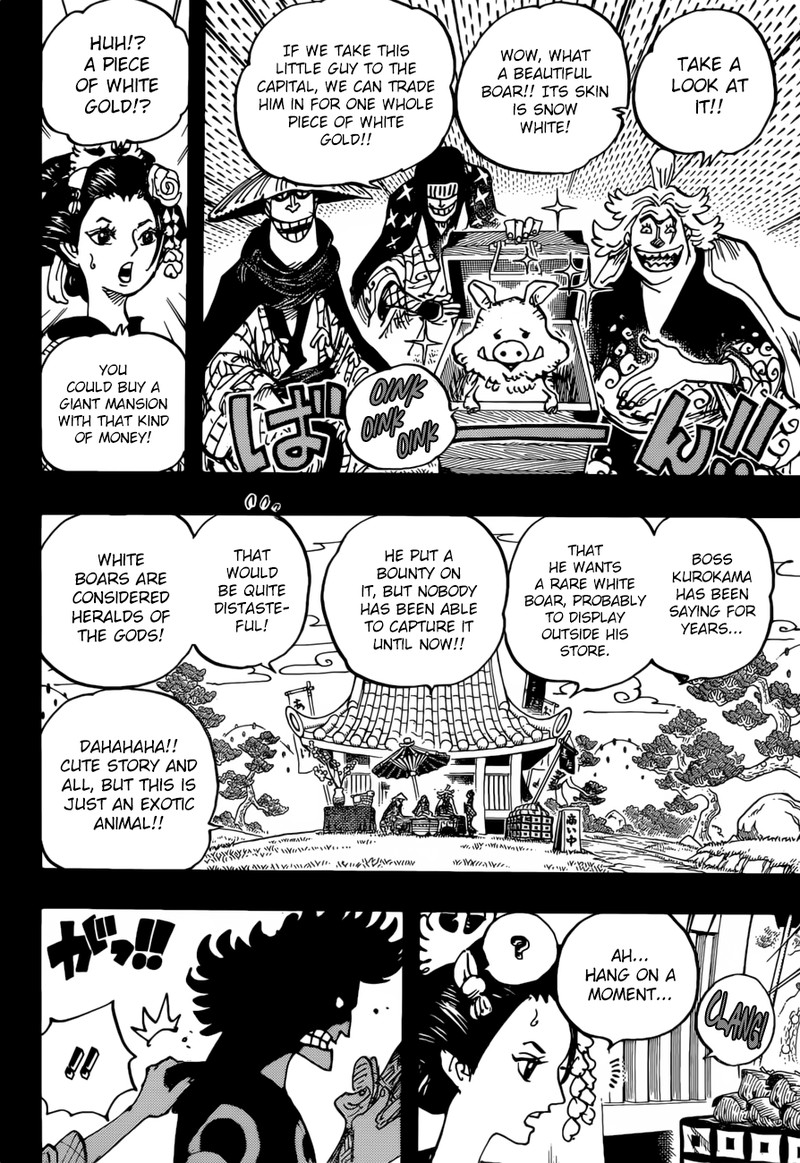 One Piece Chapter 960 - Page 4 in English