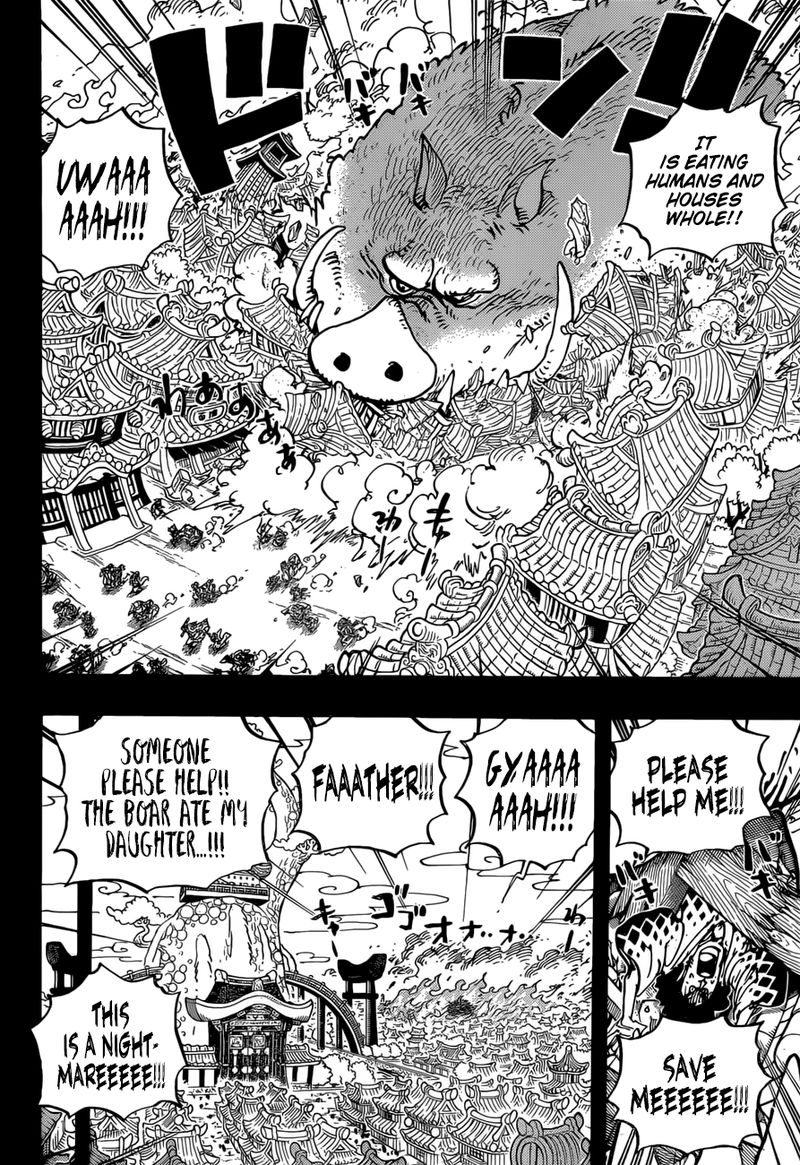 One Piece Chapter 961 - Page 4 in English