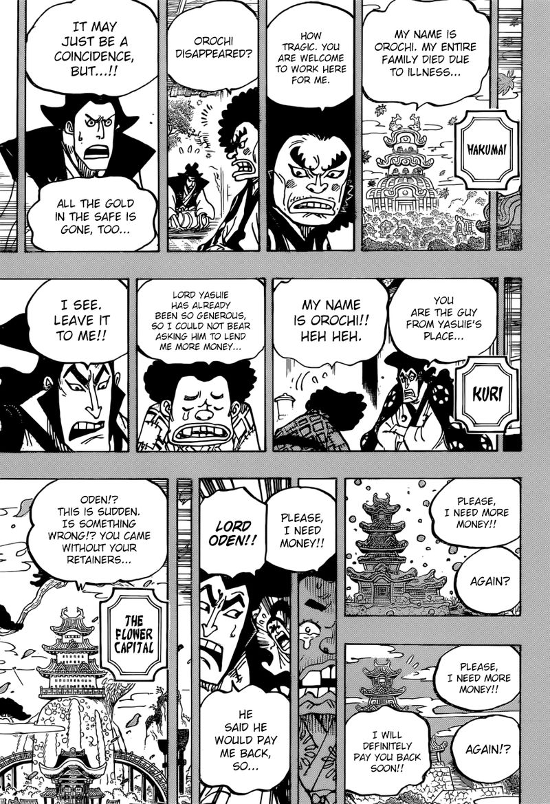 One Piece Chapter 965 - Page 13 in English