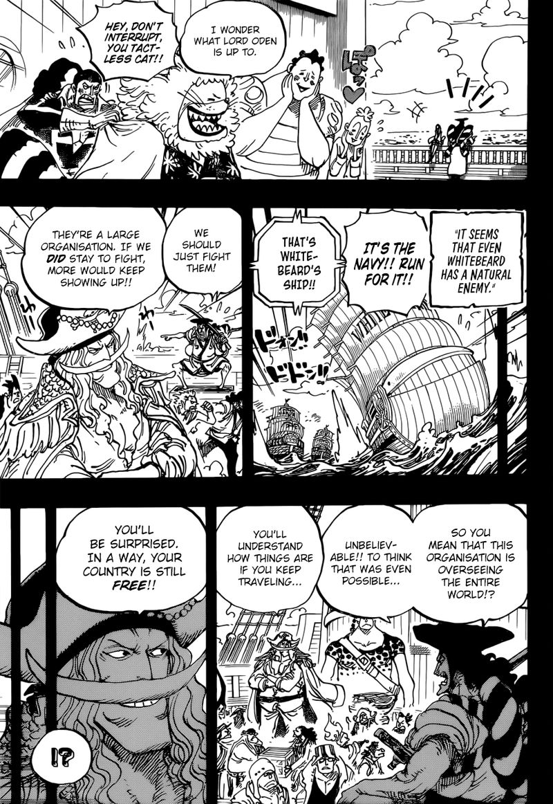 One Piece Chapter 965 - Page 3 in English