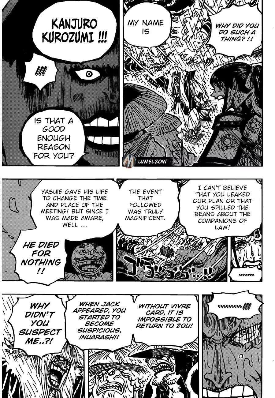 One Piece Chapter 974 - Page 11 in English
