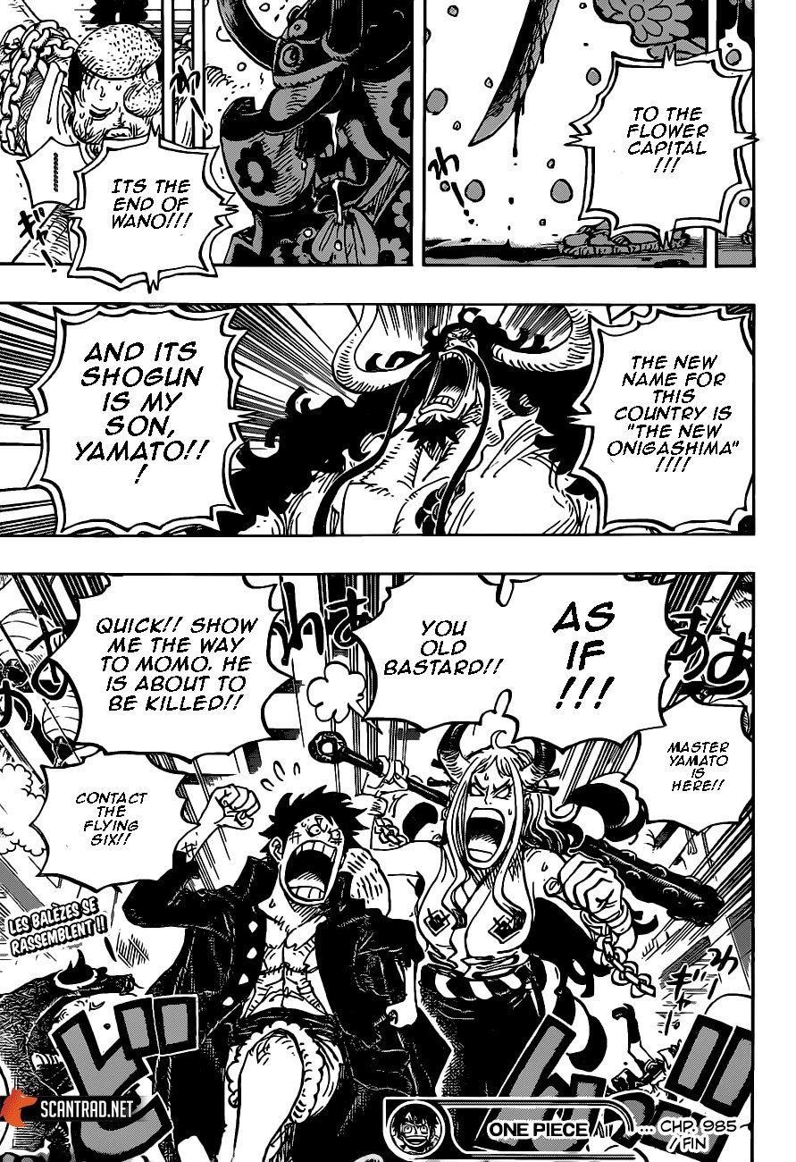One Piece Chapter 985 - Page 16 in English