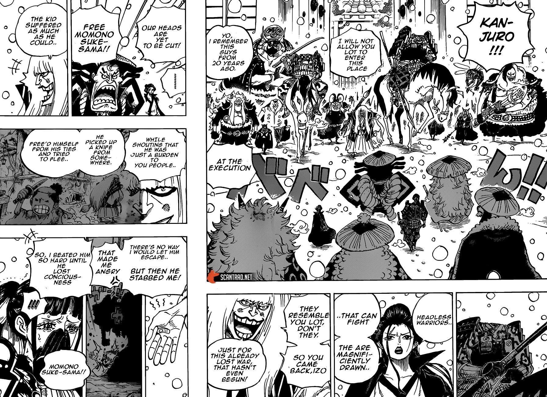 One Piece Chapter 985 - Page 3 in English