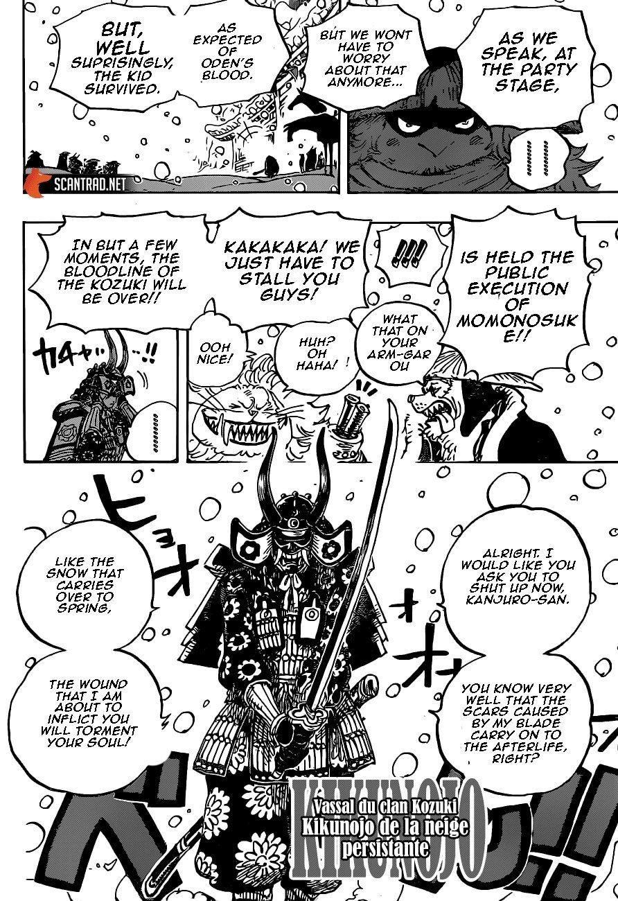 One Piece Chapter 985 - Page 4 in English