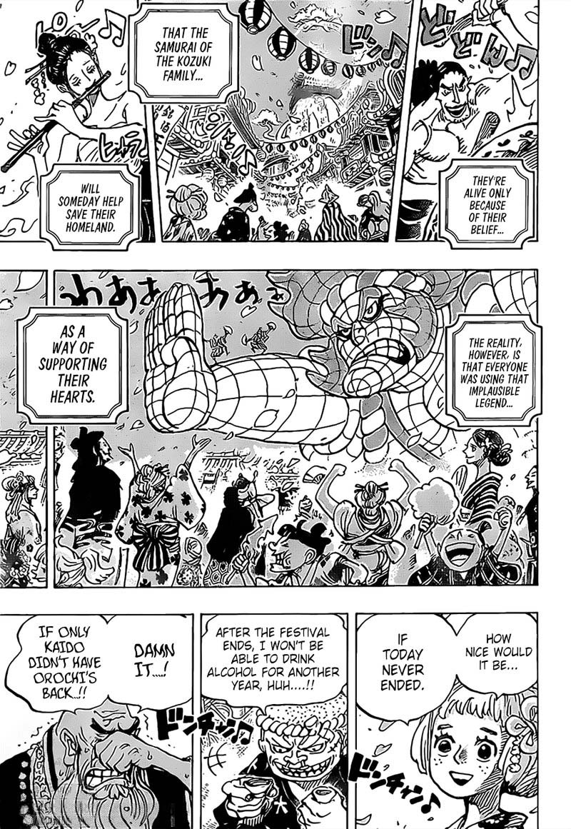 One Piece Chapter 993 - Page 3 in English