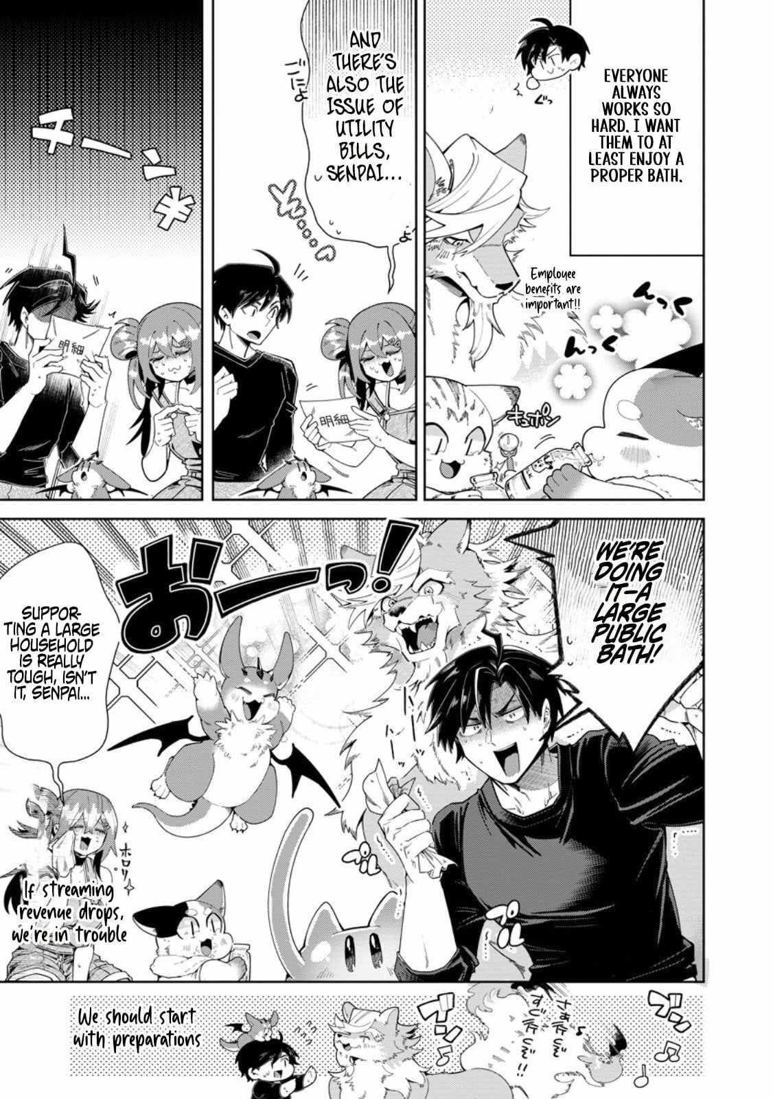 I’m an Overworked Corporate Slave, but After Being Embraced by a Dragon, I Started Streaming My Pet Life With a Tiny Dragon and Monsters on a Farm Chapter 11.1 - Page 5 in English