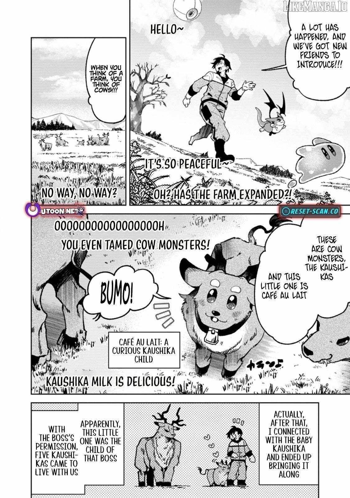 I’m an Overworked Corporate Slave, but After Being Embraced by a Dragon, I Started Streaming My Pet Life With a Tiny Dragon and Monsters on a Farm Chapter 7.3 - Page 8 in English