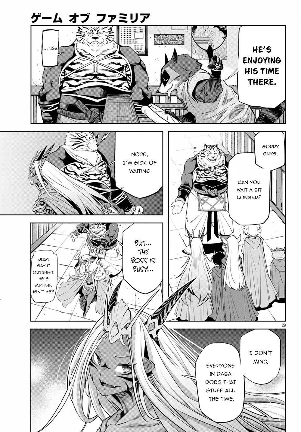 Game Obu Familia - Family Senki Chapter 38 - Page 28 in English