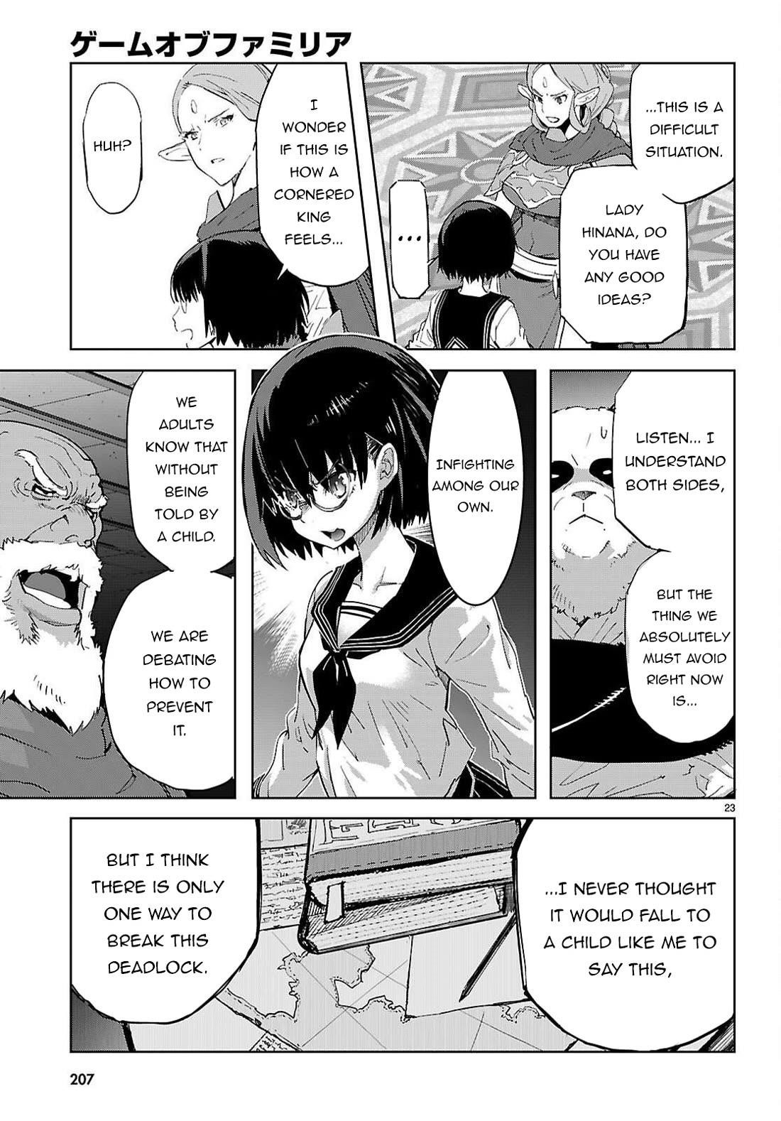 Game Obu Familia - Family Senki Chapter 76 - Page 23 in English