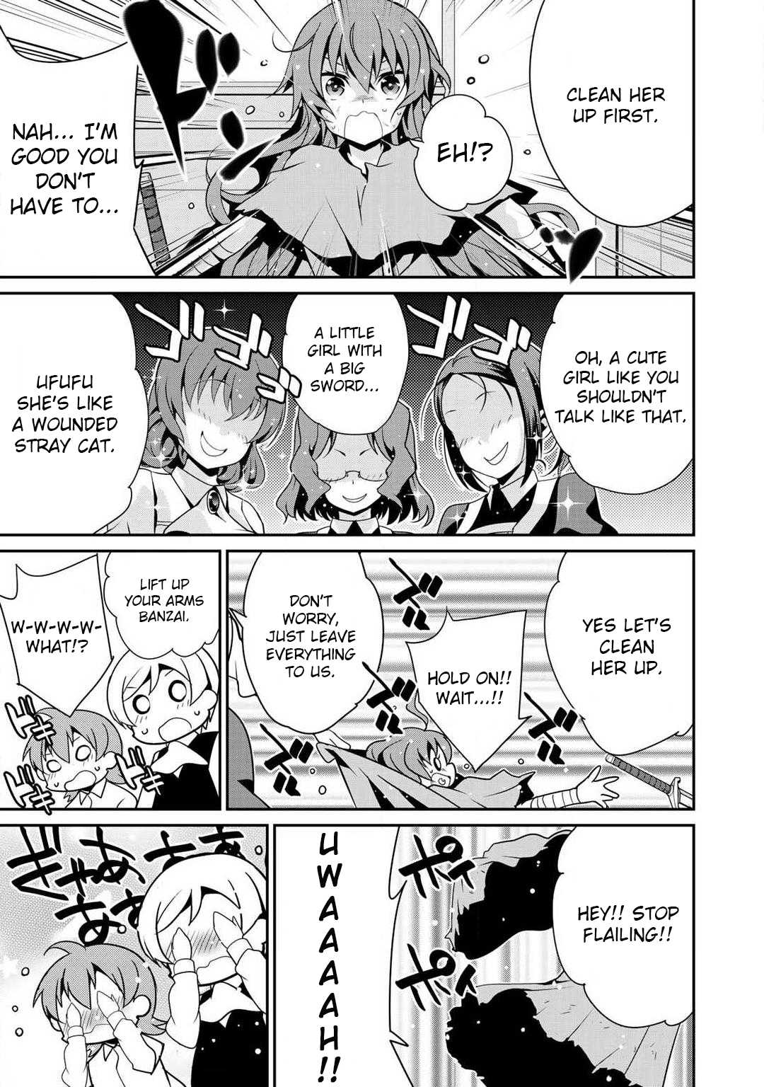 Saikyou no Kurokishi, Sentou Maid ni Tenshoku shimashita Chapter 4 - Page 11 in English
