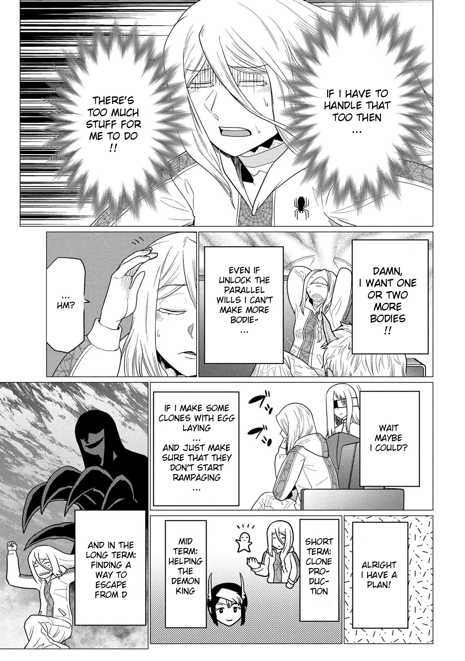 Kumo Desu Ga, Nani Ka? Chapter 76.1 - Page 14 in English