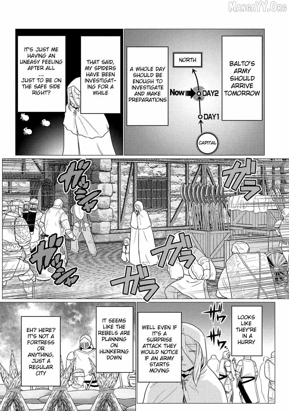Kumo Desu Ga, Nani Ka? Chapter 77.1 - Page 9 in English