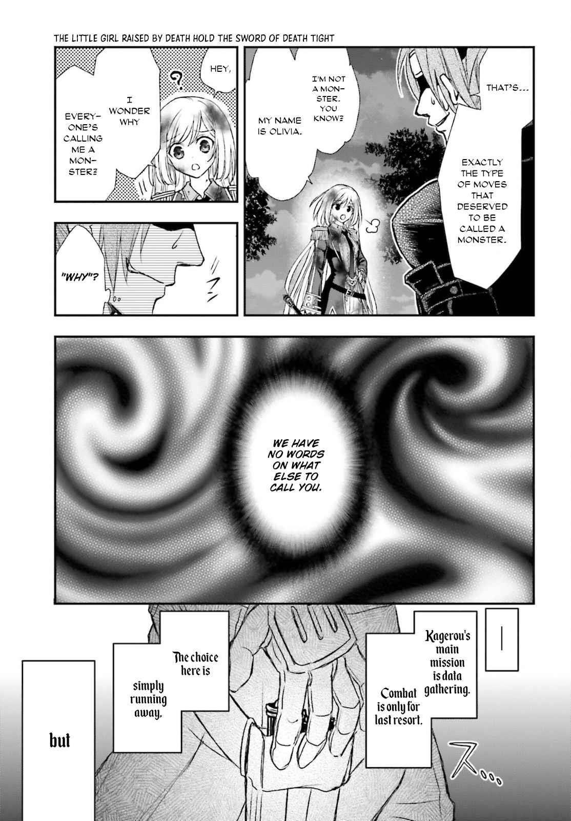 The Little Girl Raised By Death Hold The Sword Of Death Tight Chapter 25 - Page 9 in English