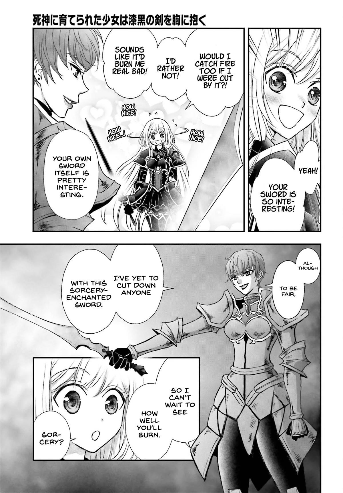 The Little Girl Raised By Death Hold The Sword Of Death Tight Chapter 38 - Page 9 in English