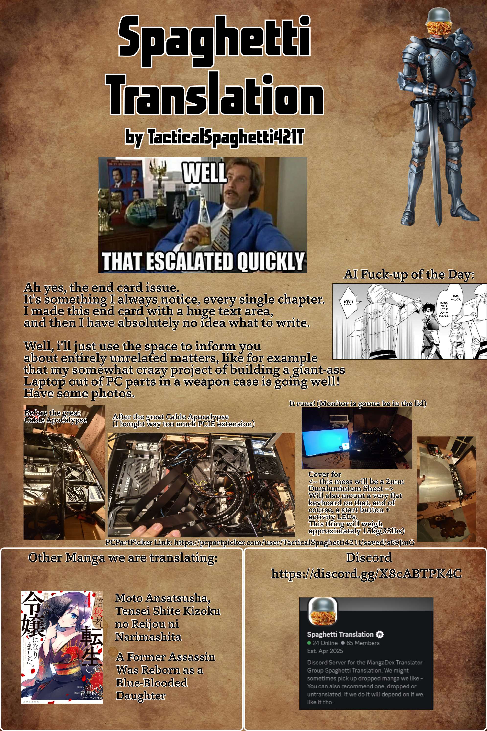 The Little Girl Raised By Death Hold The Sword Of Death Tight Chapter 55.1 - Page 23 in English