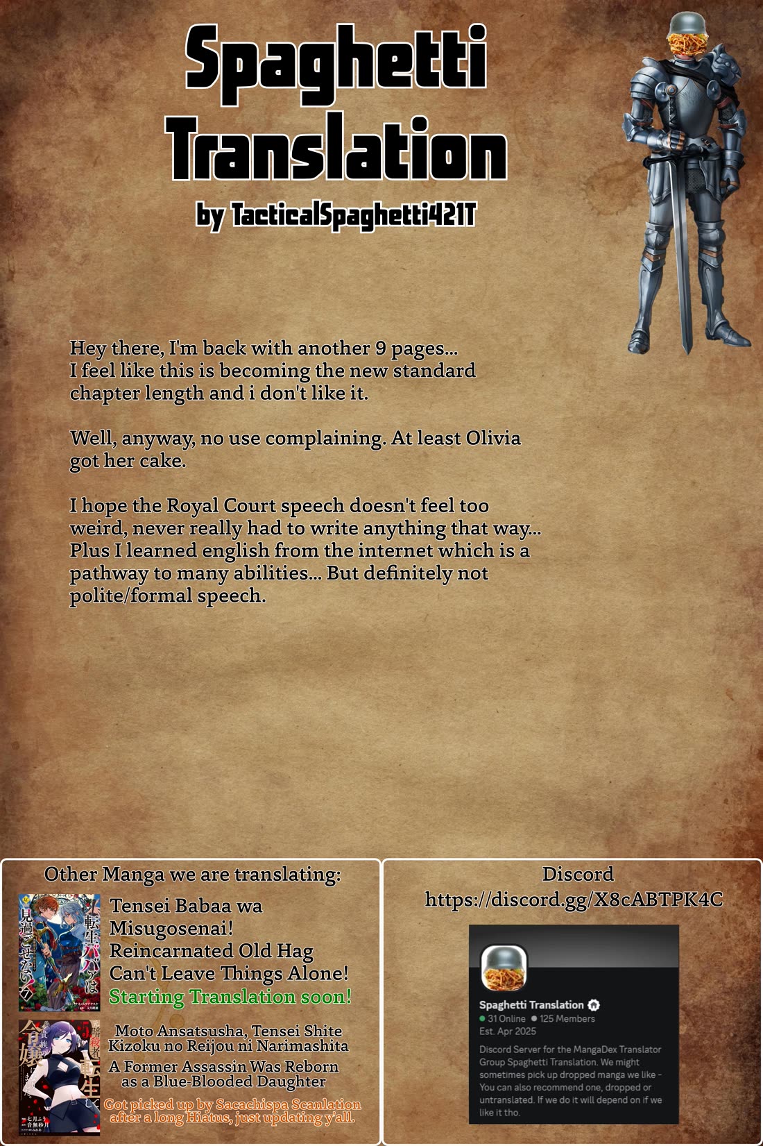 The Little Girl Raised By Death Hold The Sword Of Death Tight Chapter 58.1 - Page 10 in English