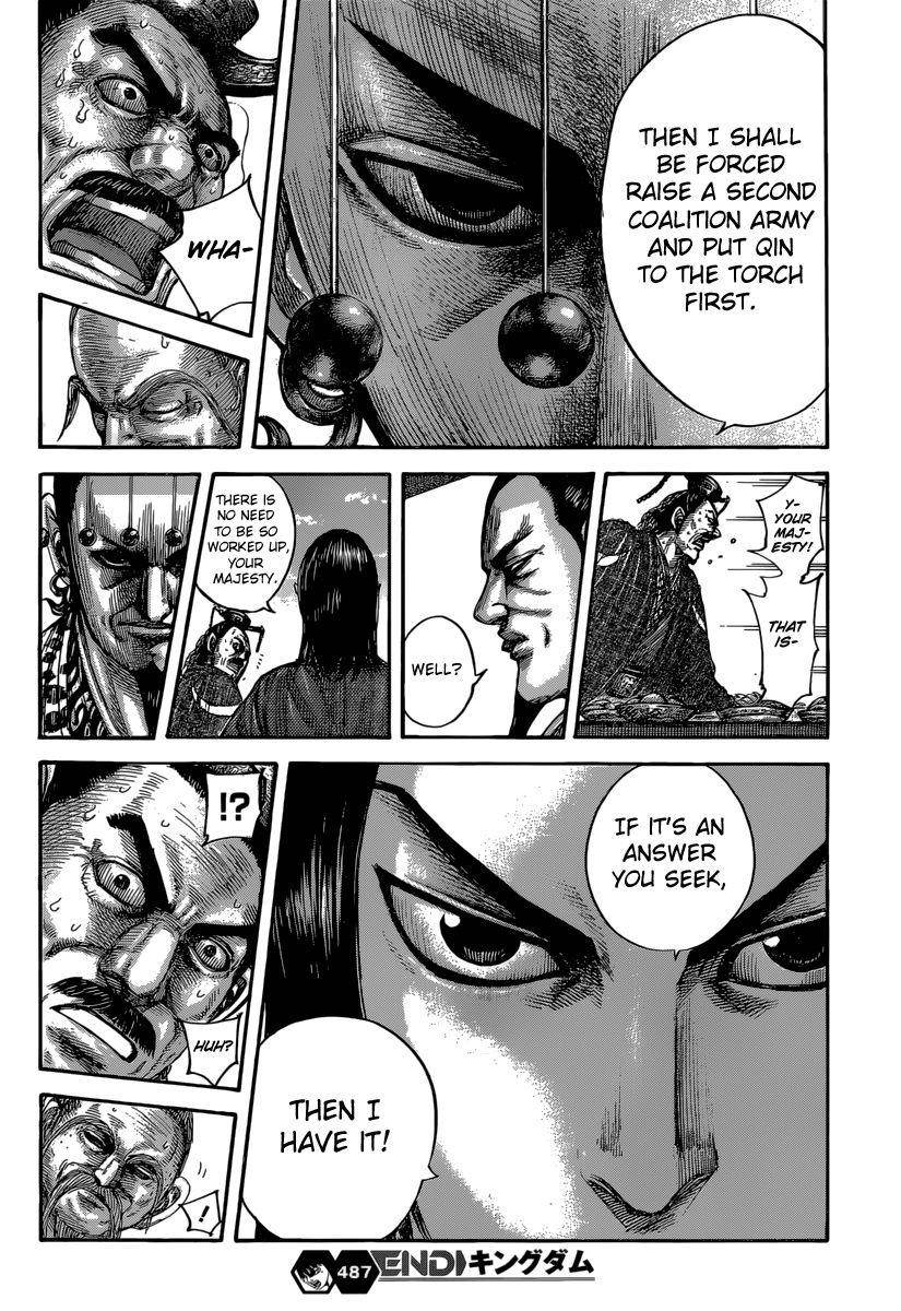 Kingdom Chapter 487 - Page 17 in English