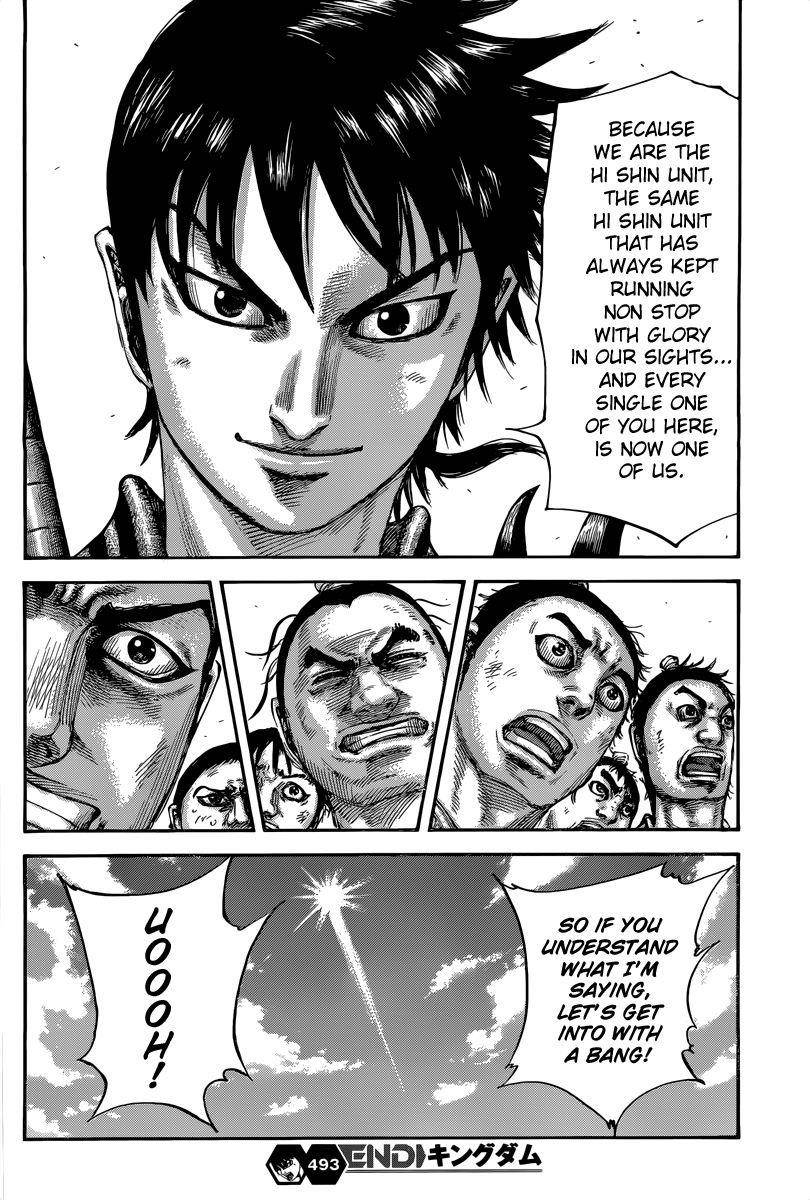 Kingdom Chapter 493 - Page 20 in English