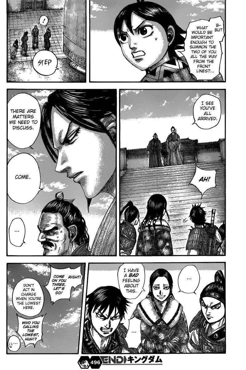 Kingdom Chapter 496 - Page 18 in English
