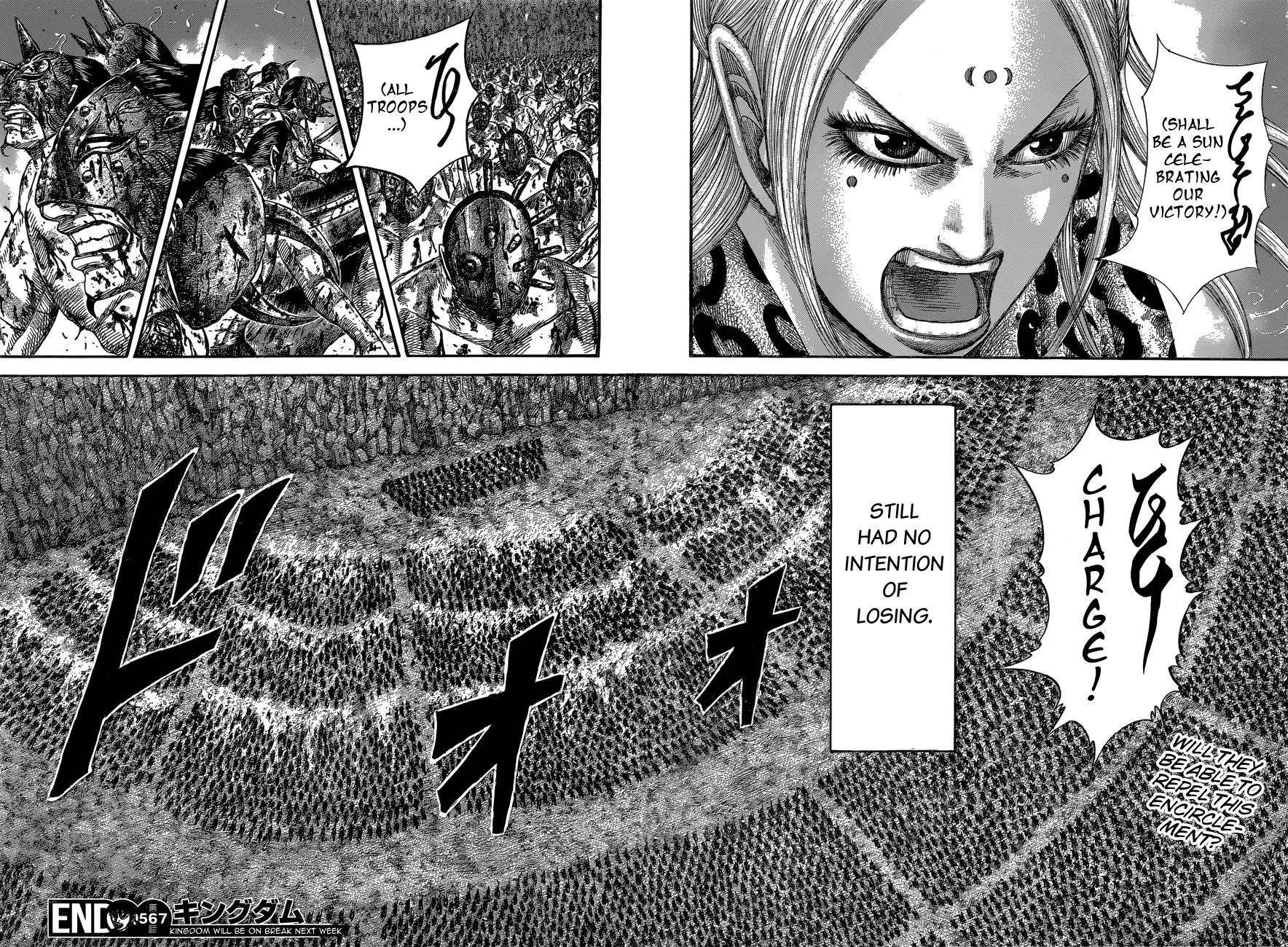 Kingdom Chapter 567 - Page 19 in English