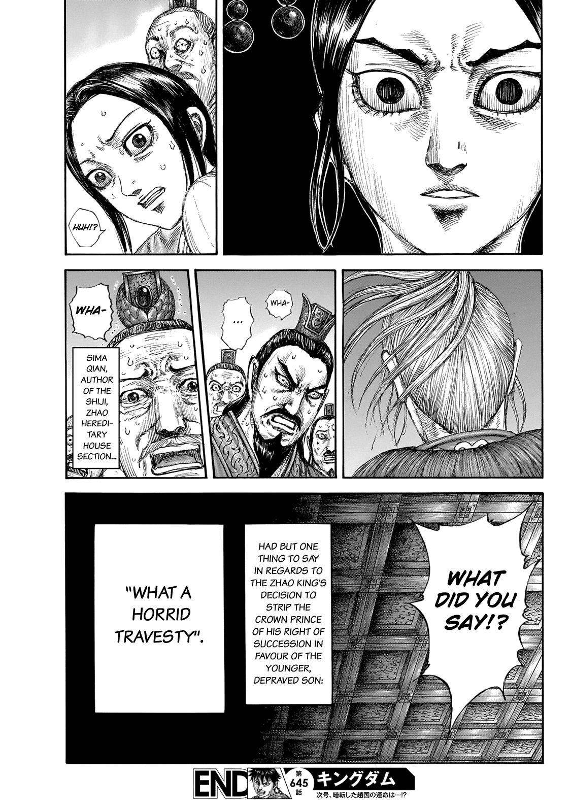 Kingdom Chapter 645 - Page 21 in English