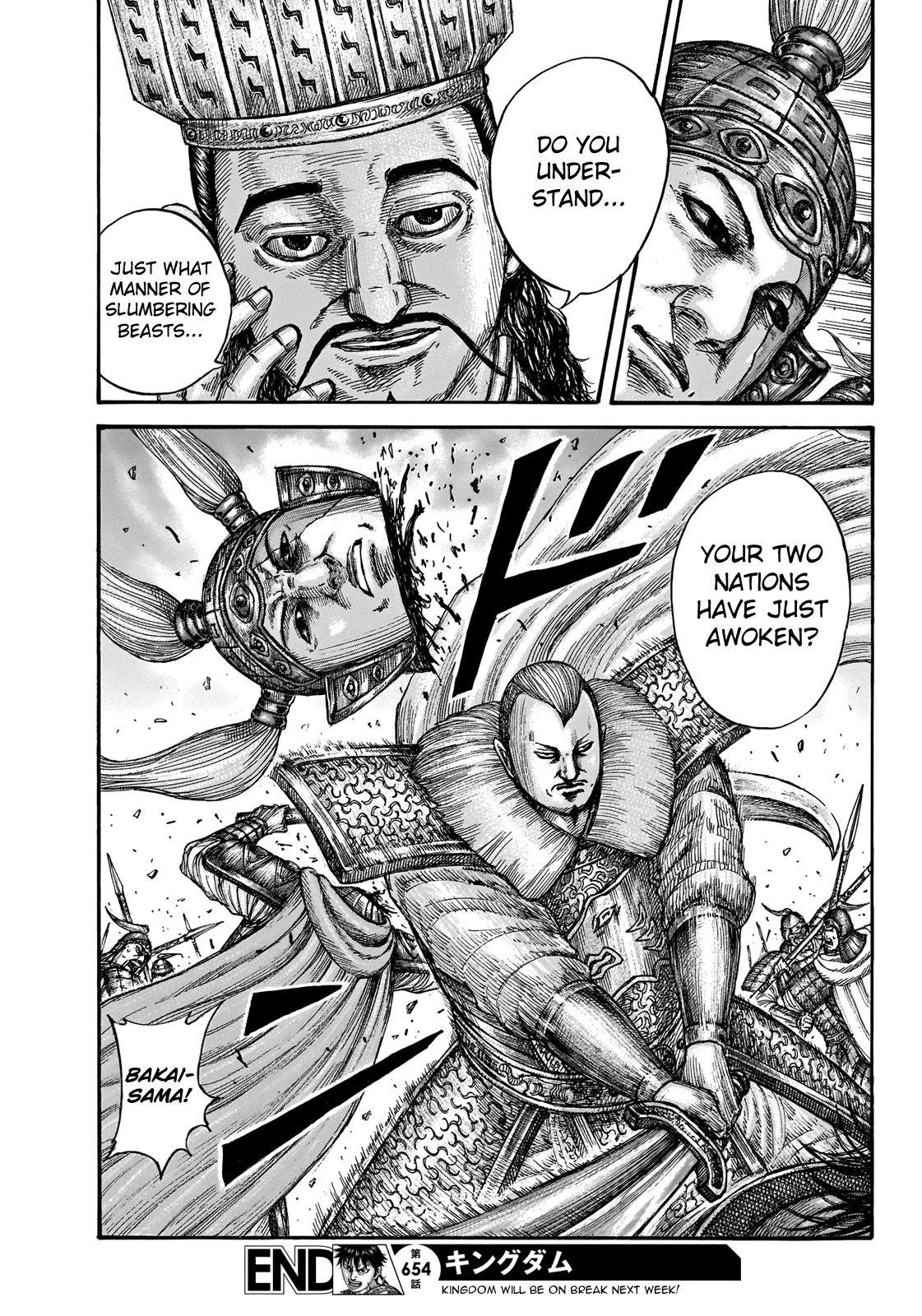 Kingdom Chapter 654 - Page 22 in English