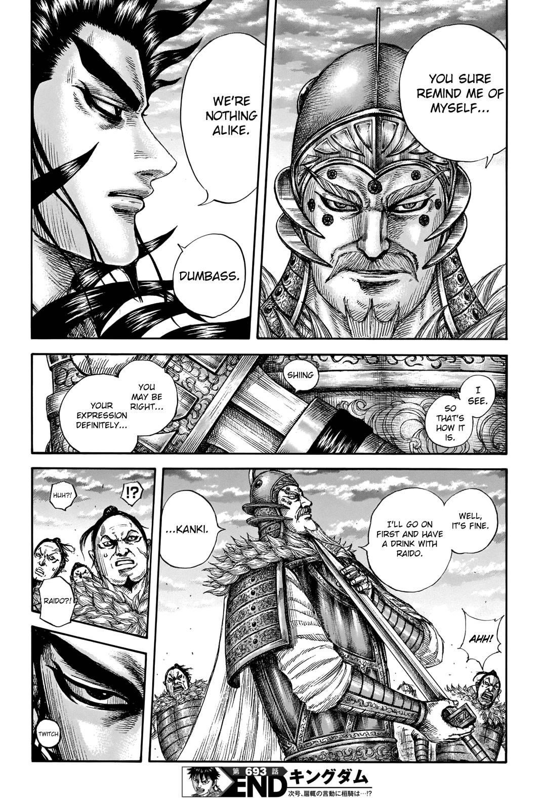 Kingdom Chapter 693 - Page 19 in English