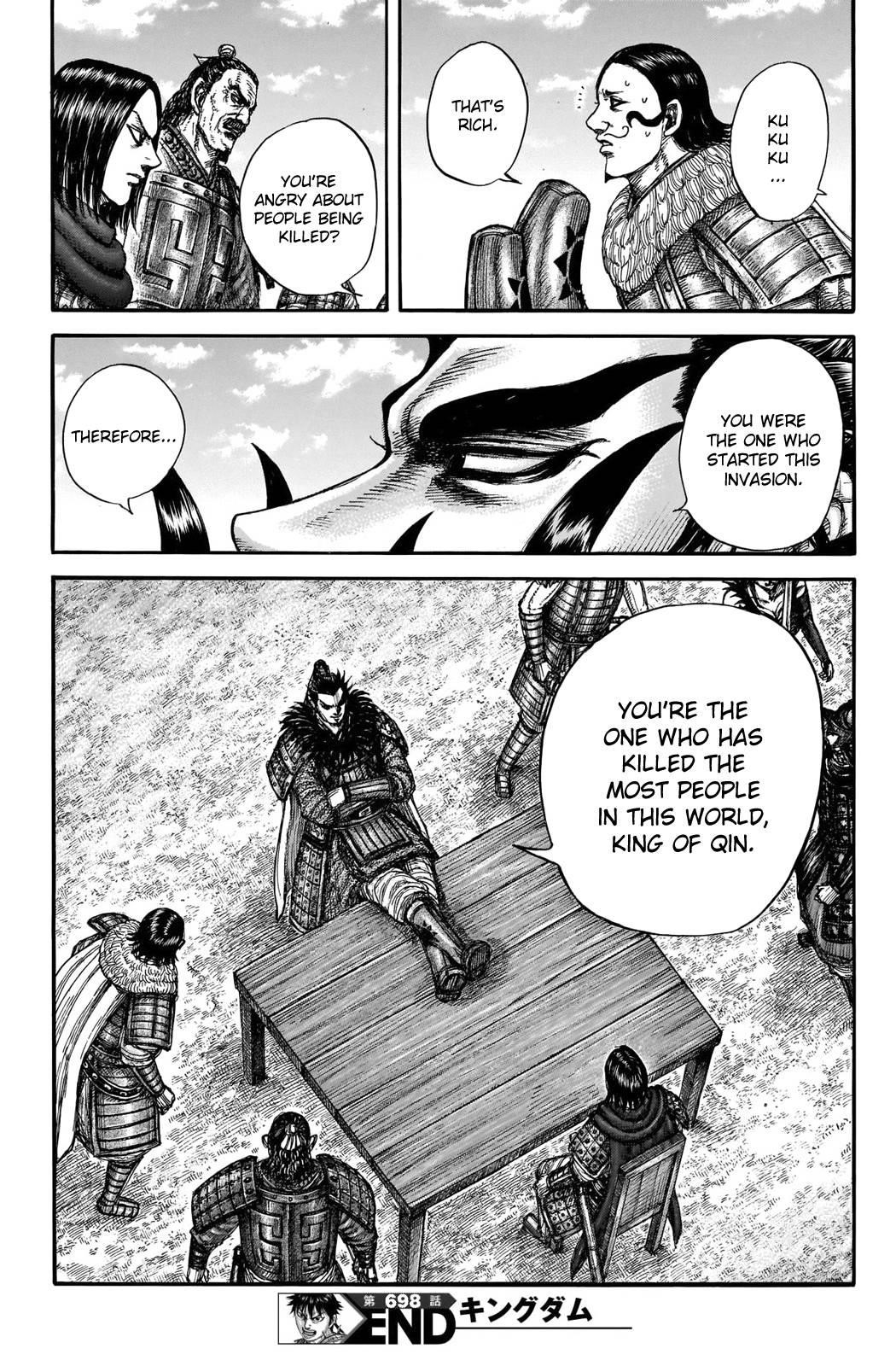 Kingdom Chapter 698 - Page 20 in English