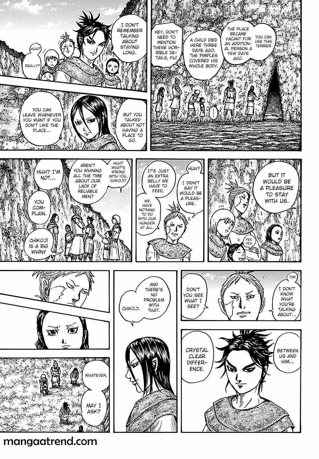 Kingdom Chapter 733 - Page 3 in English