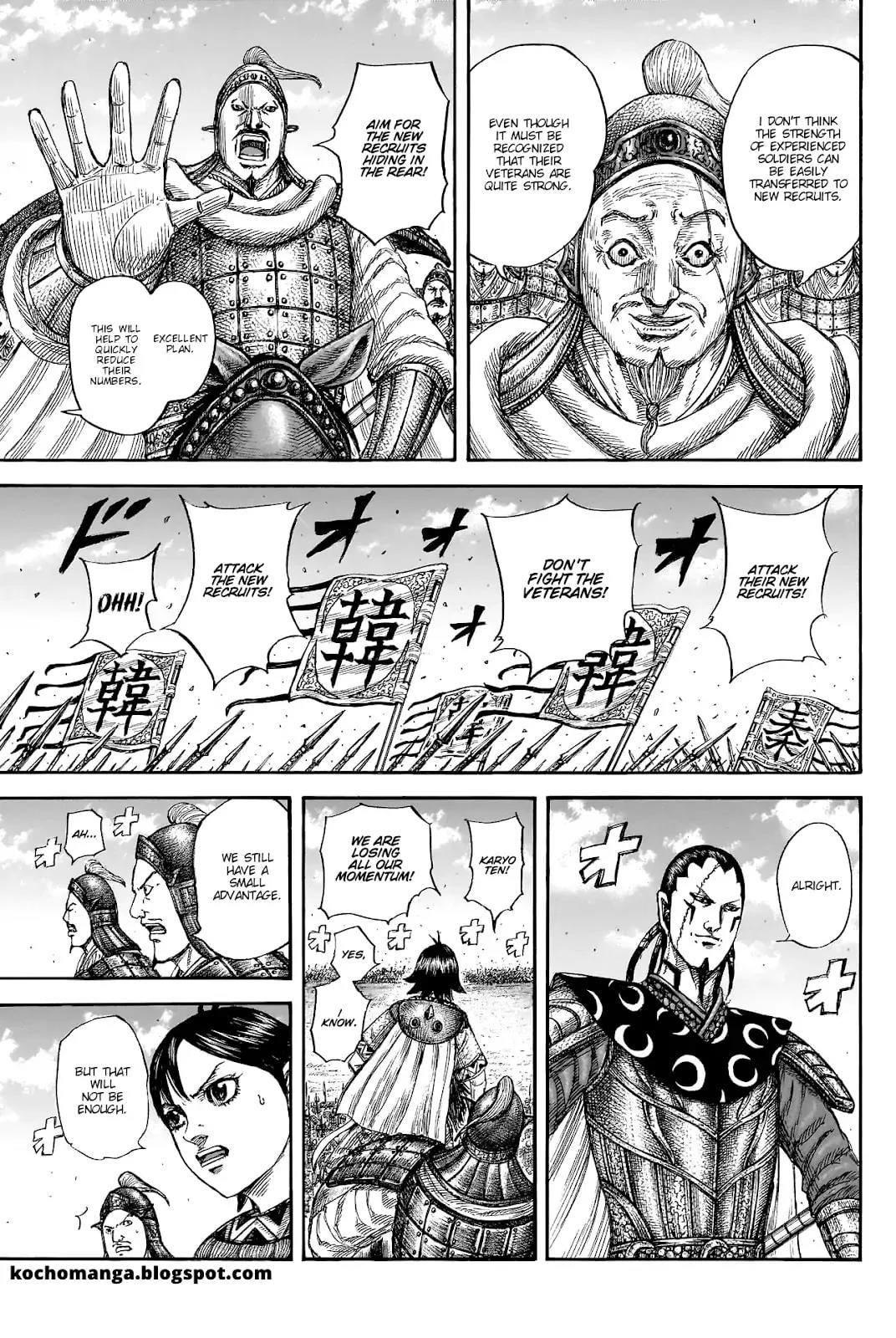 Kingdom Chapter 817 - Page 12 in English