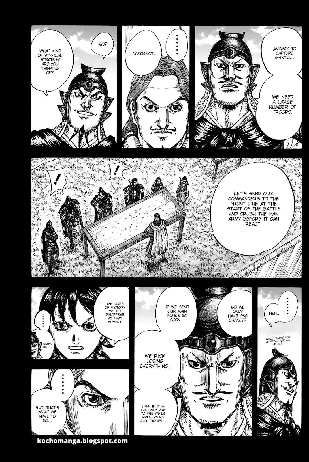 Kingdom Chapter 817 - Page 14 in English