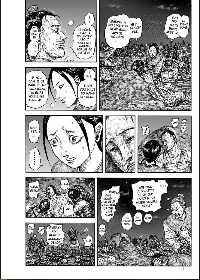 Kingdom Chapter 831 - Page 3 in English