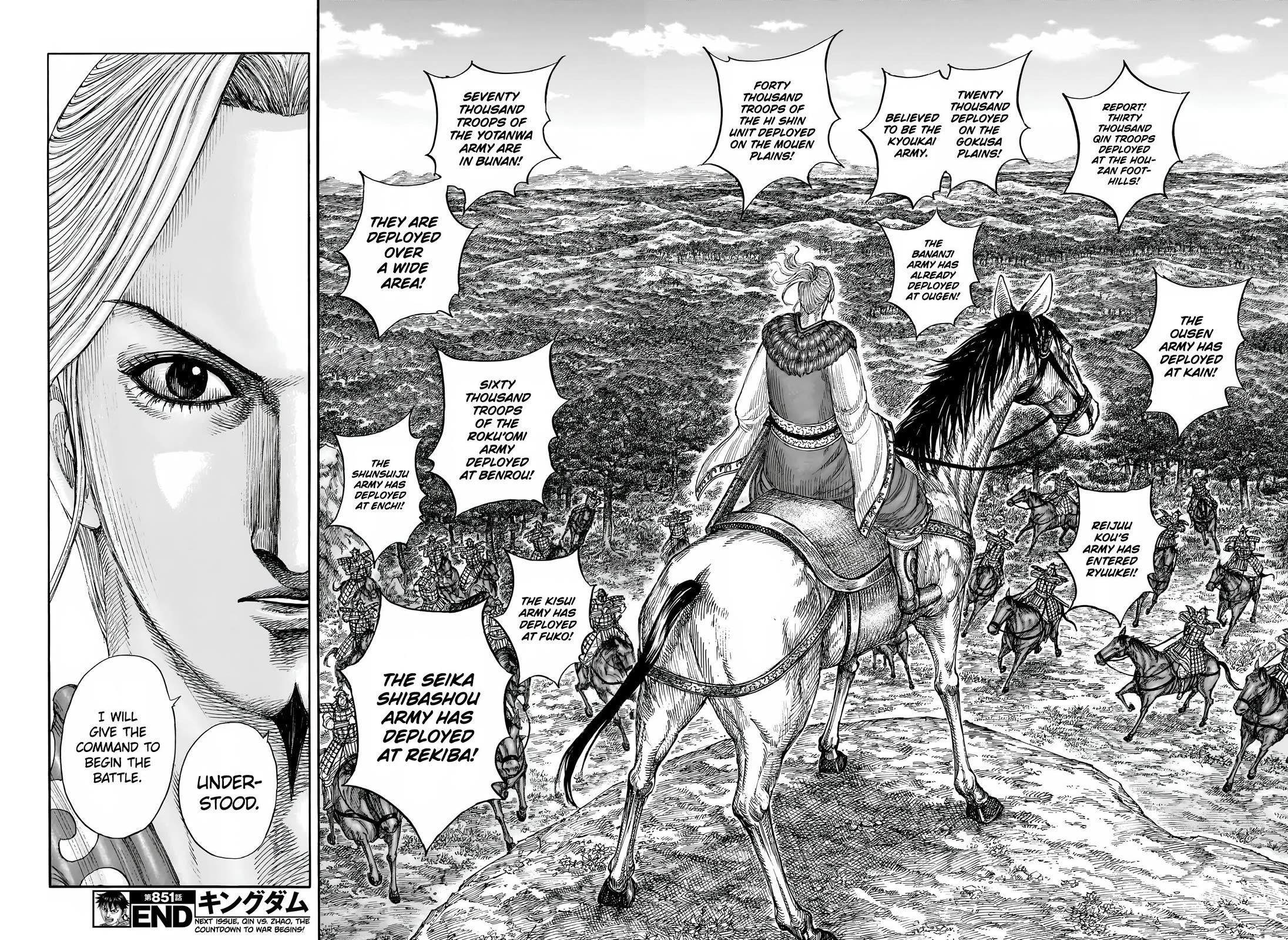 Kingdom Chapter 851 - Page 18 in English