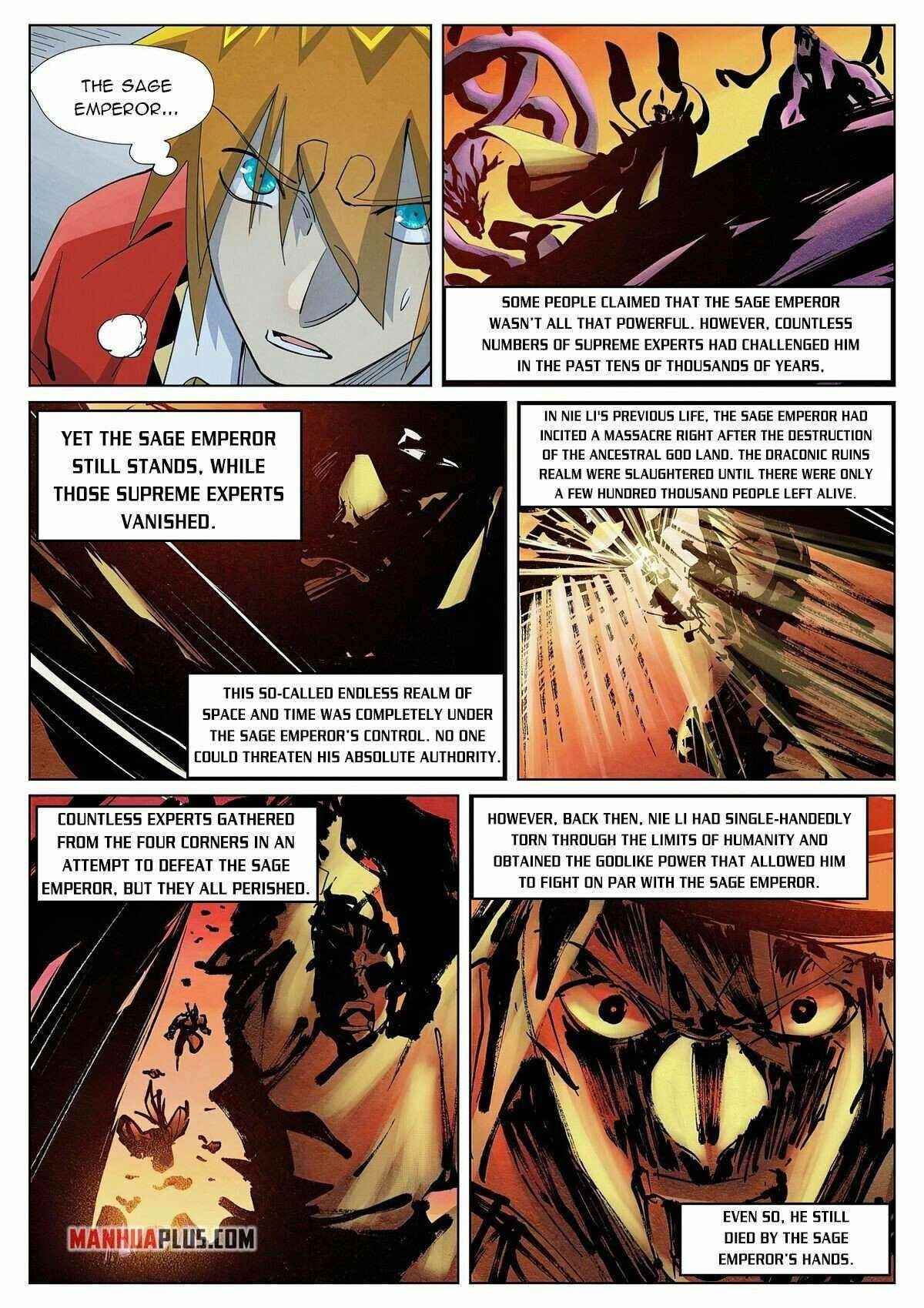 TALES OF DEMONS AND GODS Chapter 395.1 - Page 8 in English