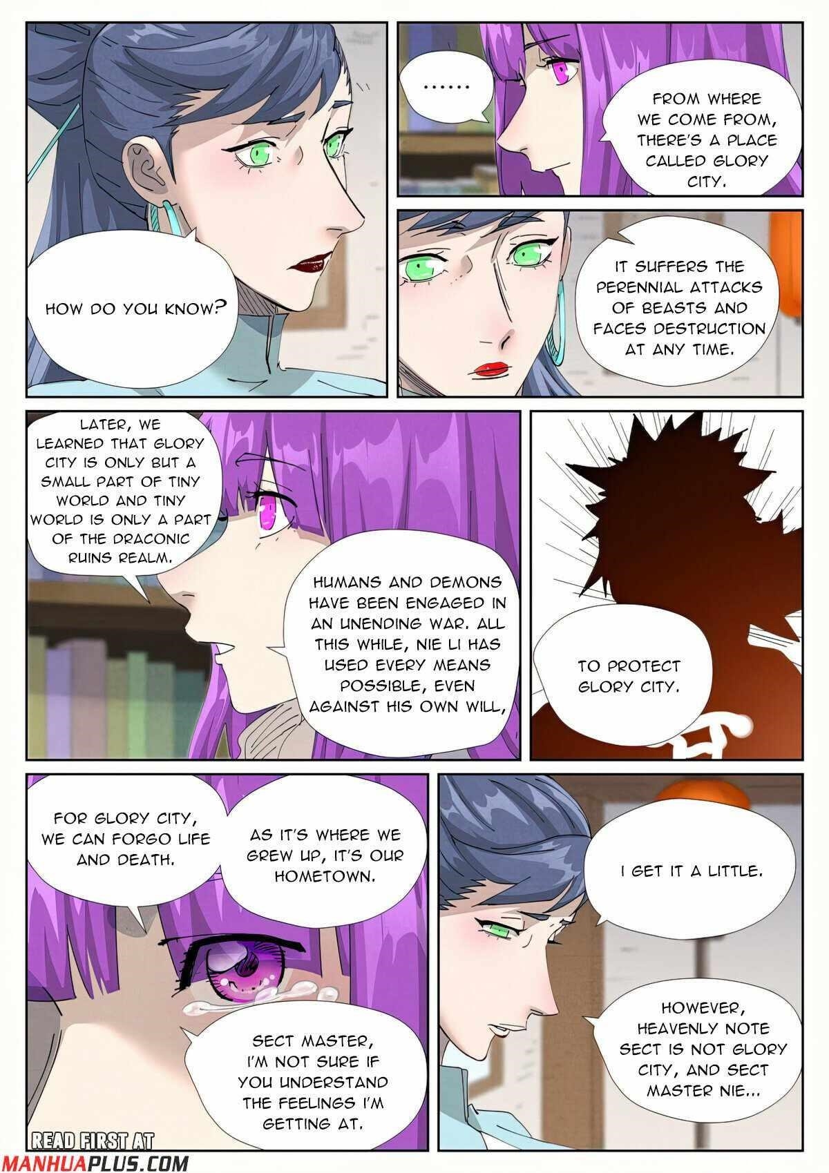 TALES OF DEMONS AND GODS Chapter 445.6 - Page 8 in English