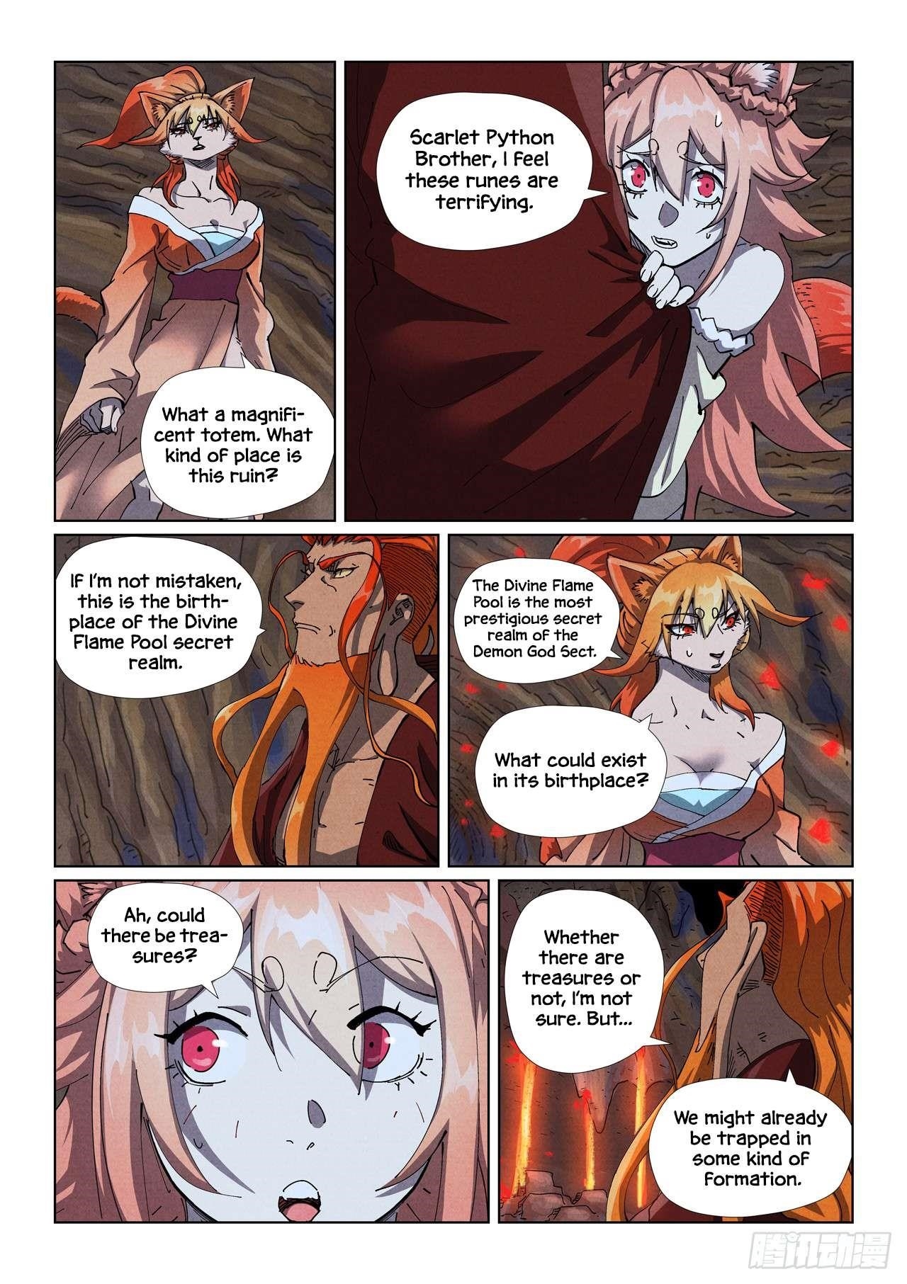 TALES OF DEMONS AND GODS Chapter 492.5 - Page 9 in English