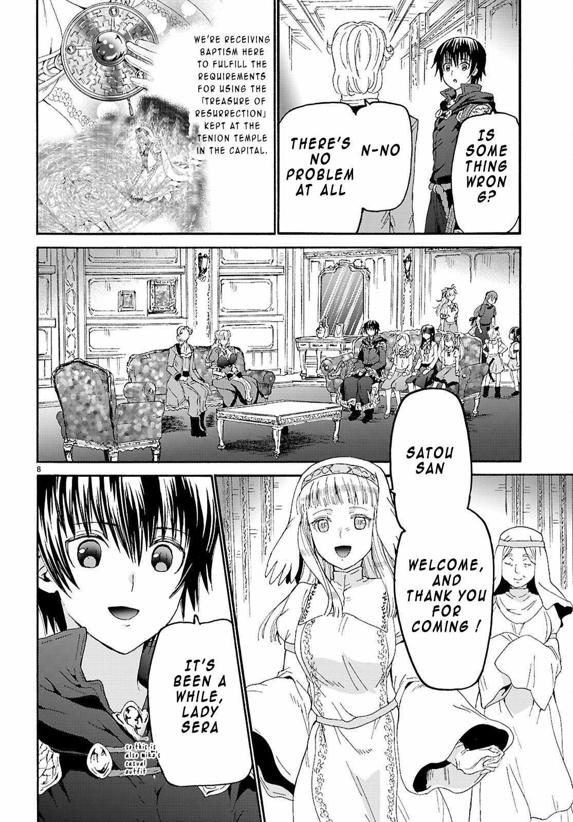 Death March Kara Hajimaru Isekai Kyousoukyoku Chapter 129 - Page 8 in English