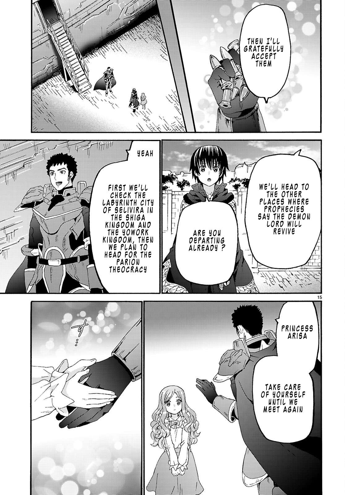 Death March Kara Hajimaru Isekai Kyousoukyoku Chapter 133 - Page 15 in English