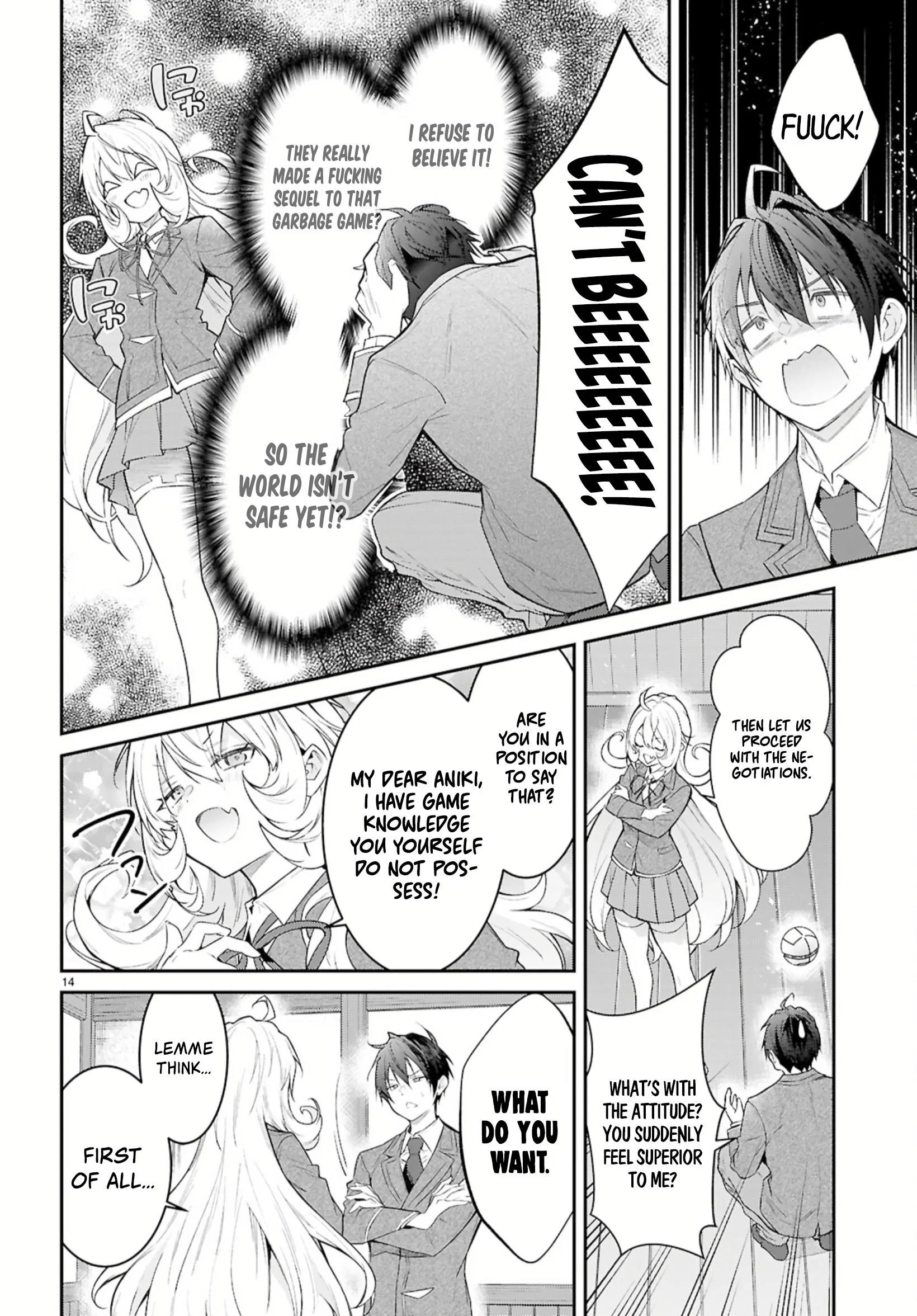 The World of Otome Games is Tough for Mobs Chapter 67 - Page 14 in English