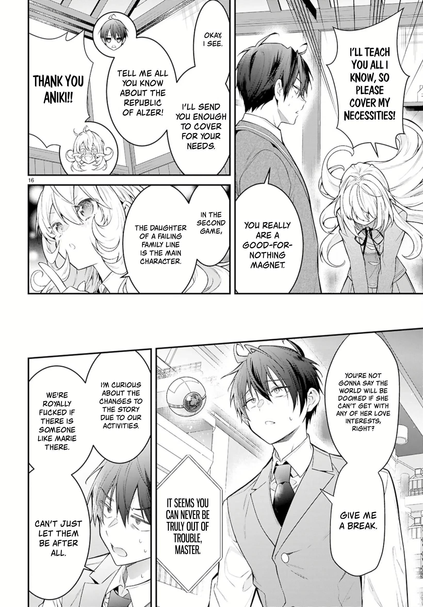 The World of Otome Games is Tough for Mobs Chapter 67 - Page 16 in English