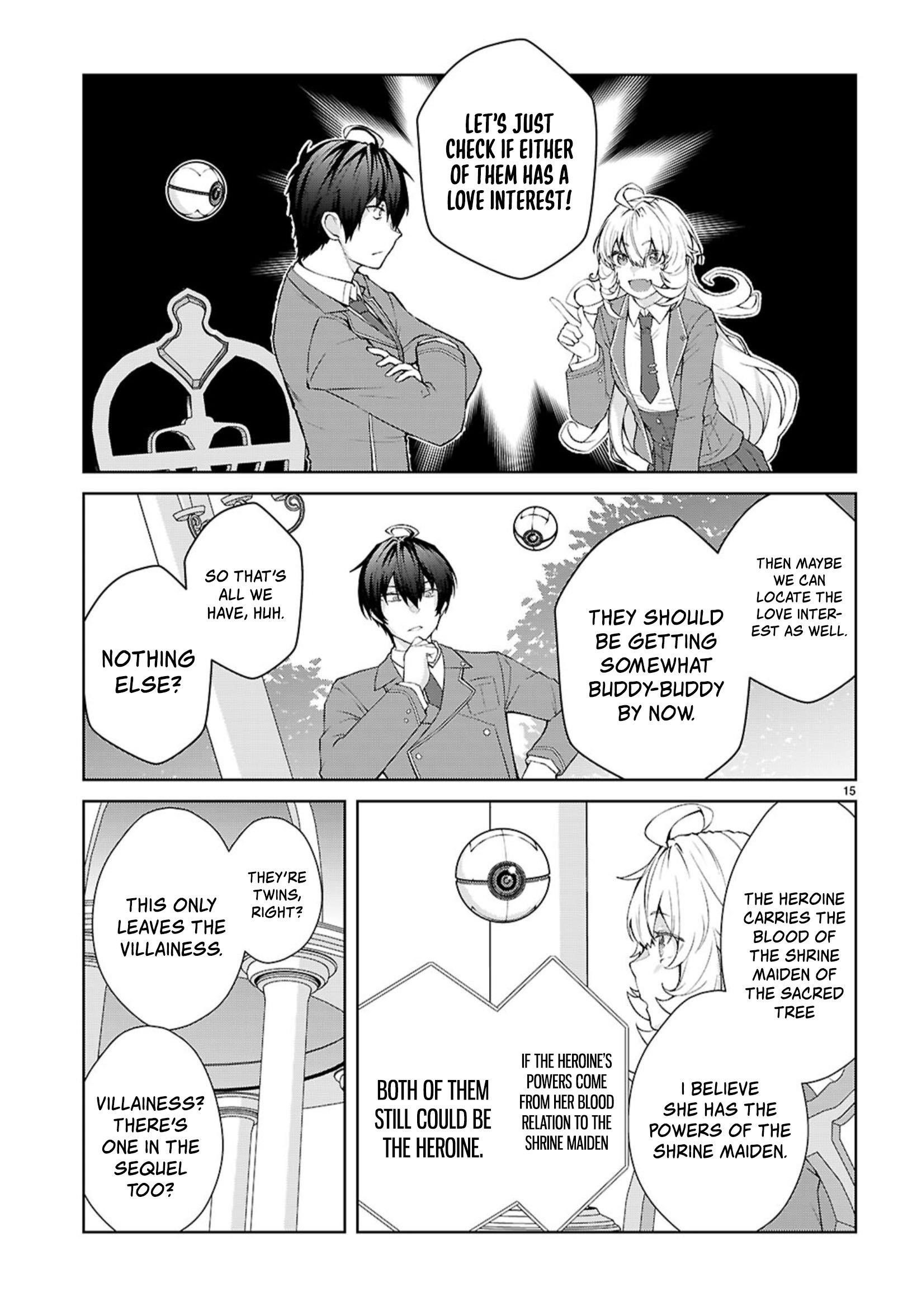The World of Otome Games is Tough for Mobs Chapter 70 - Page 15 in English
