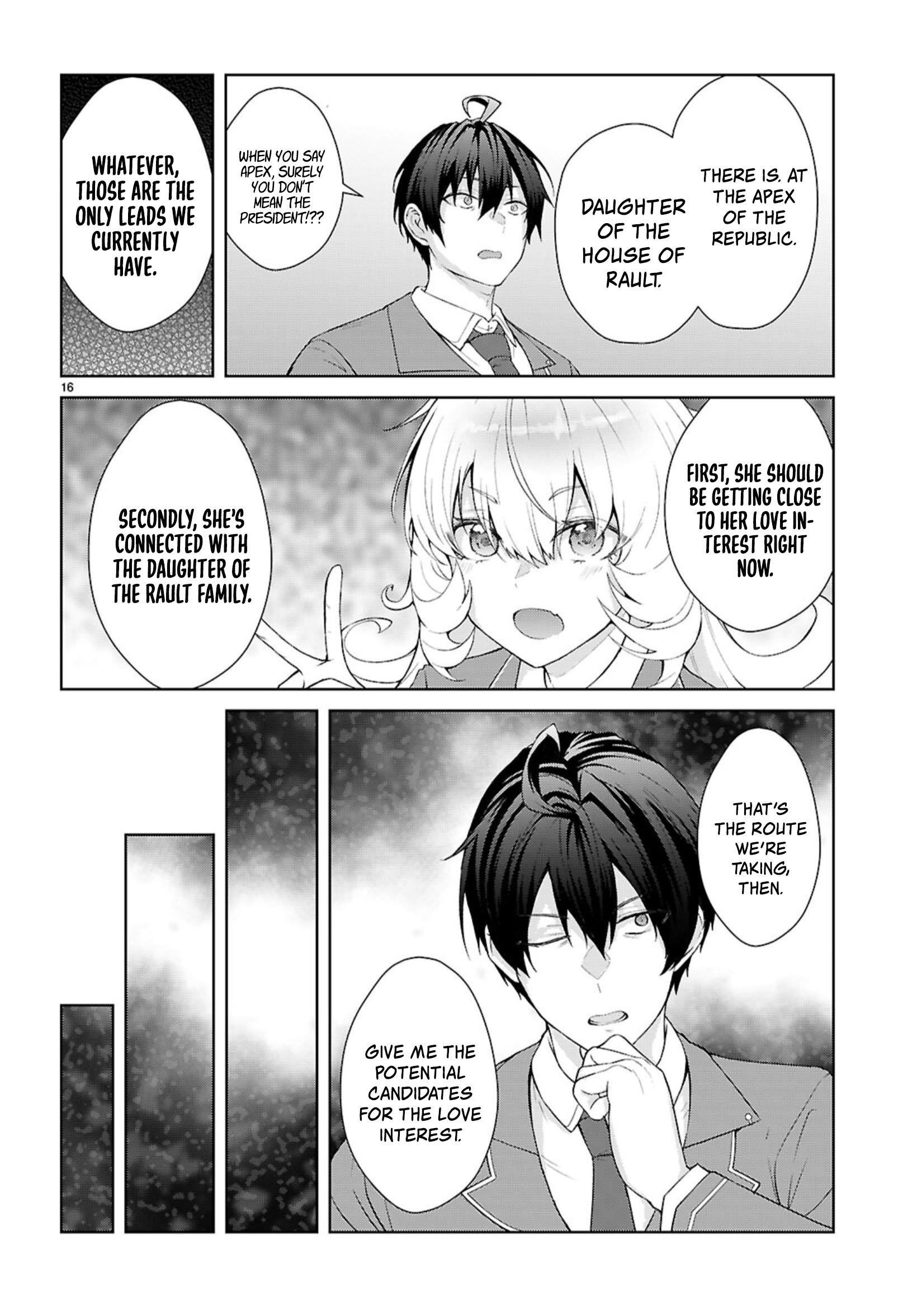 The World of Otome Games is Tough for Mobs Chapter 70 - Page 16 in English